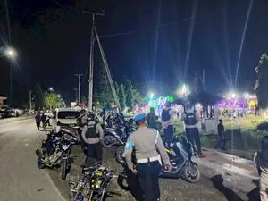 Polres Sumba Barat Amankan Pasar Malam dan Wahana Hiburan Anak