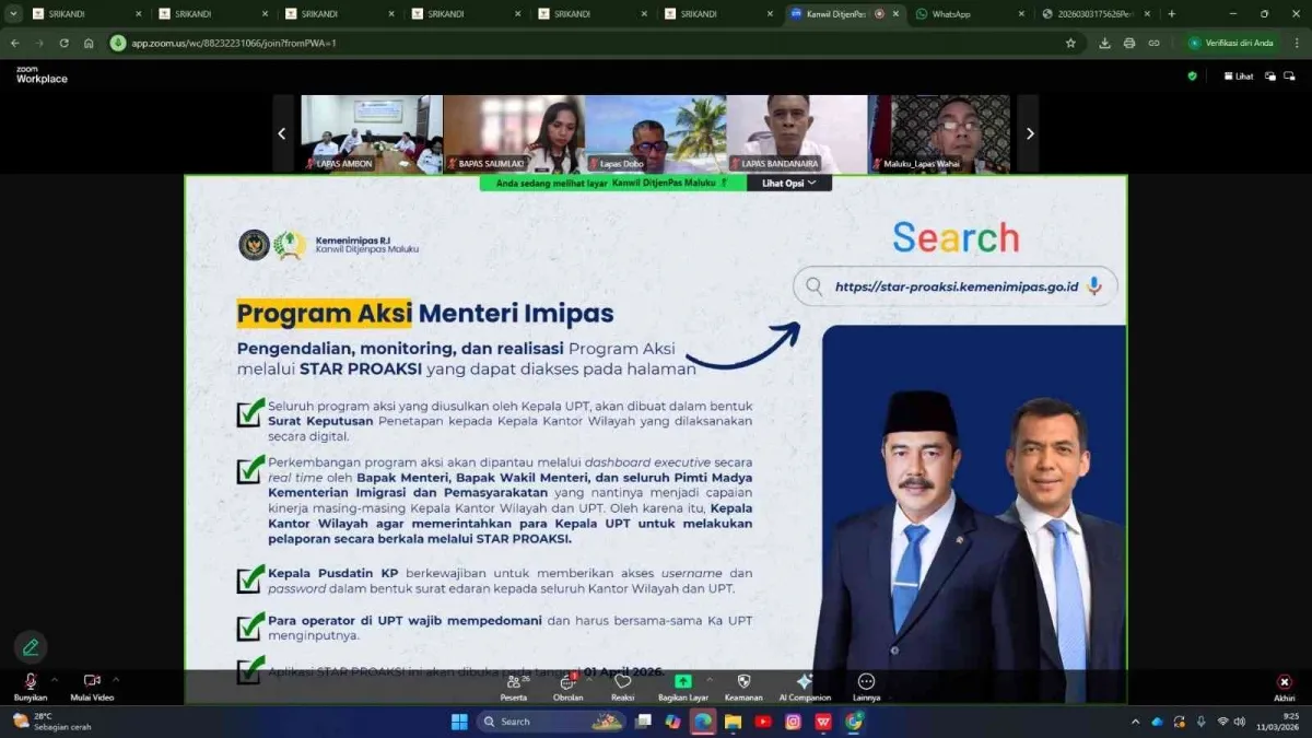 Pemasyarakatan Maluku Tingkatkan Pembinaan dan Keamanan Menjelang Idulfitri