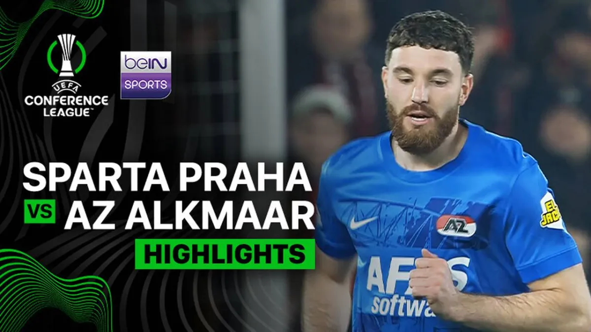 Sorotan Pertandingan Sparta Praha vs AZ Alkmaar di UEFA Conference League 2025/26