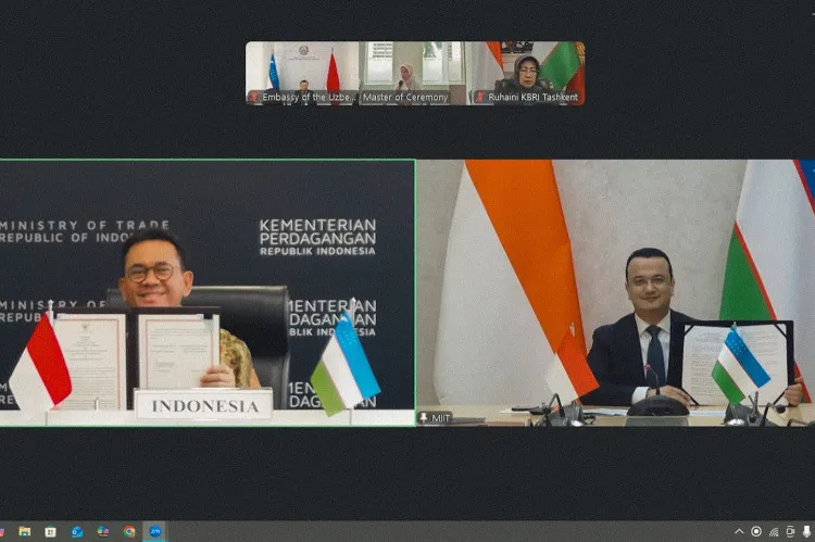 Indonesia dan Uzbekistan Luncurkan Perundingan FTA untuk Perkuat Perdagangan