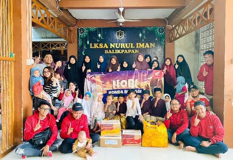 Astra Motor Kaltim 1 dan Vlogger Balikpapan Berbagi Kebahagiaan di Panti Asuhan