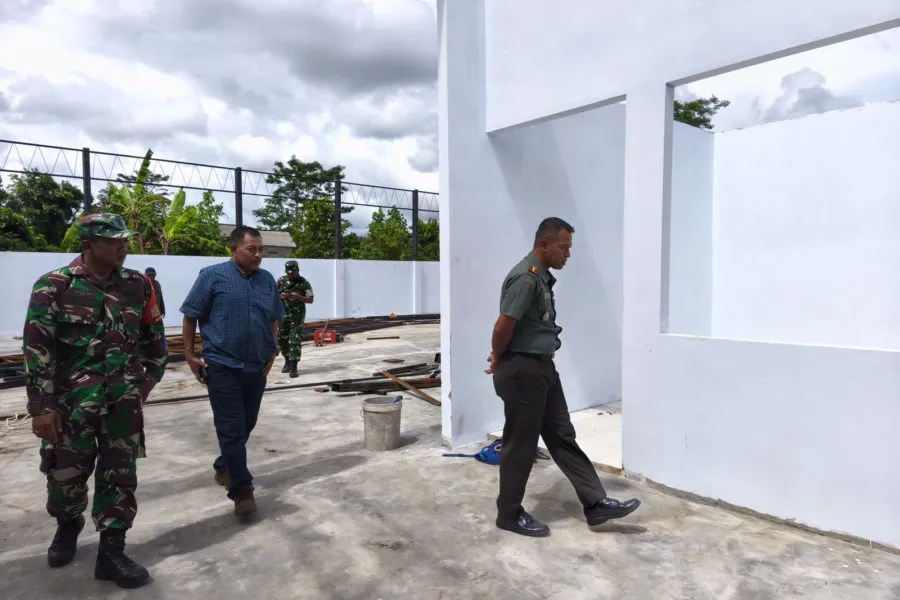 Dandim Gianyar Pantau Pembangunan Gedung Koperasi untuk Dorong Ekonomi Lokal
