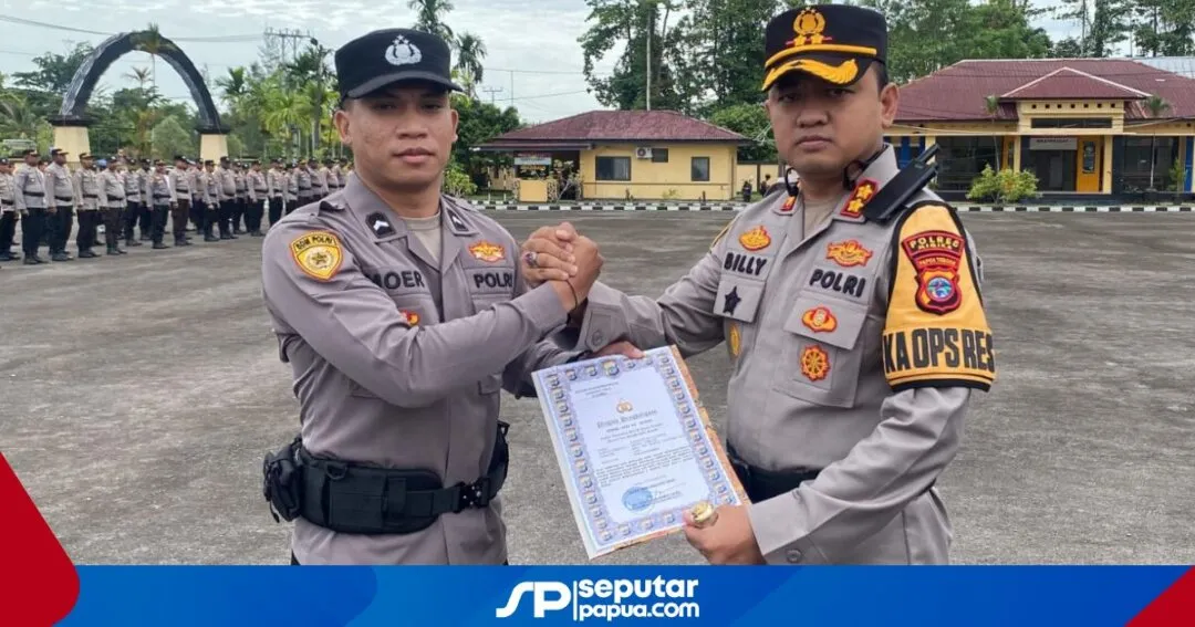 Bripda Sandy Raih Emas dan Perak, Polres Mimika Bangga