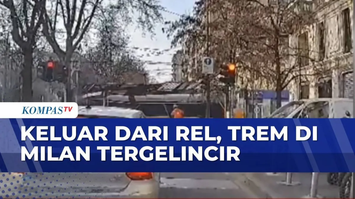 Trem Tergelincir di Milan, 2 Tewas dan 40 Terluka