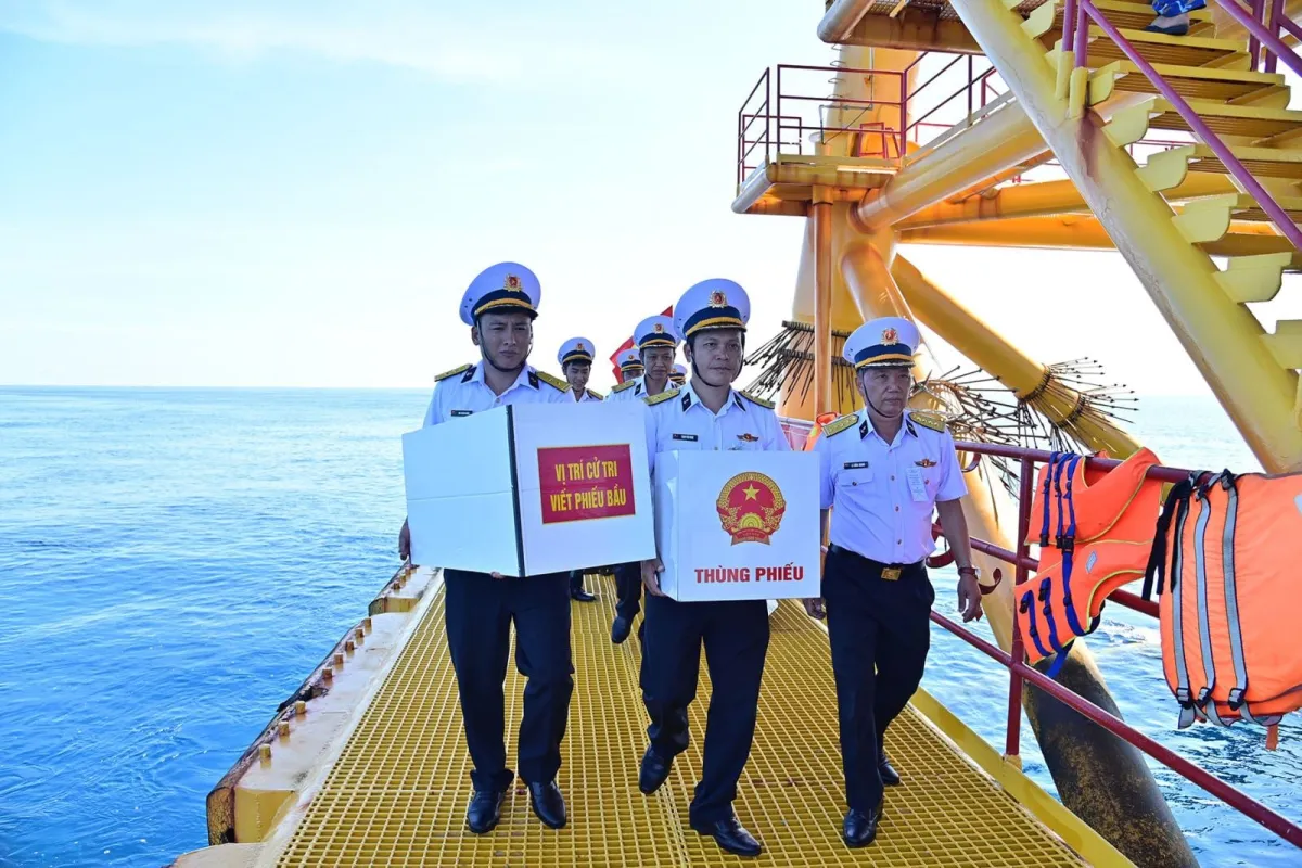 Pemungutan Suara Awal di Laut untuk Pemilihan Majelis Nasional ke-16