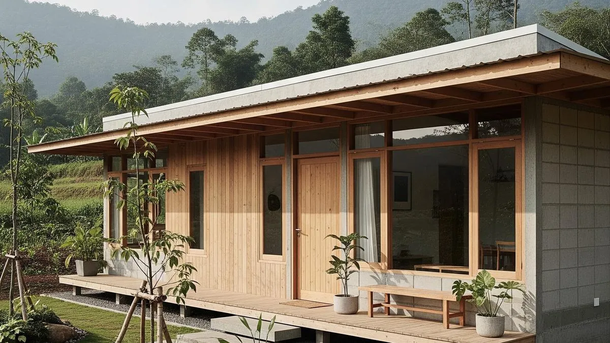 Inspirasi 7 Rumah Sederhana Japandi di Desa dengan Anggaran 50 Juta
