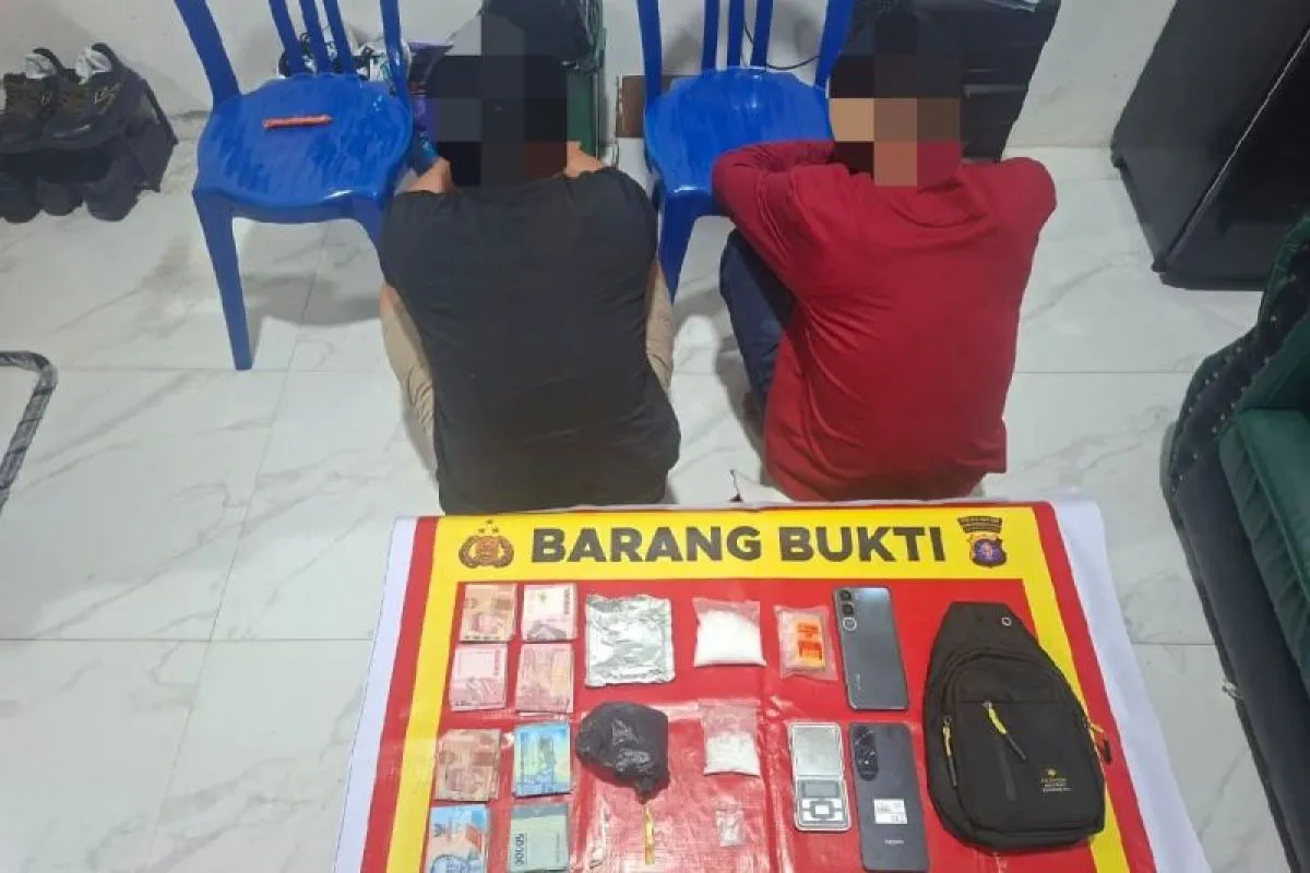 Dua Pengedar Sabu Ditangkap, 98 Gram Narkoba Disita di Kapuas