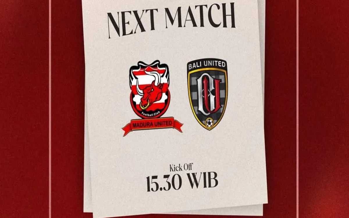 Link Live Streaming Madura United vs Bali United di BRI Super League 2025/26, KickOFF: 15.30 WIB