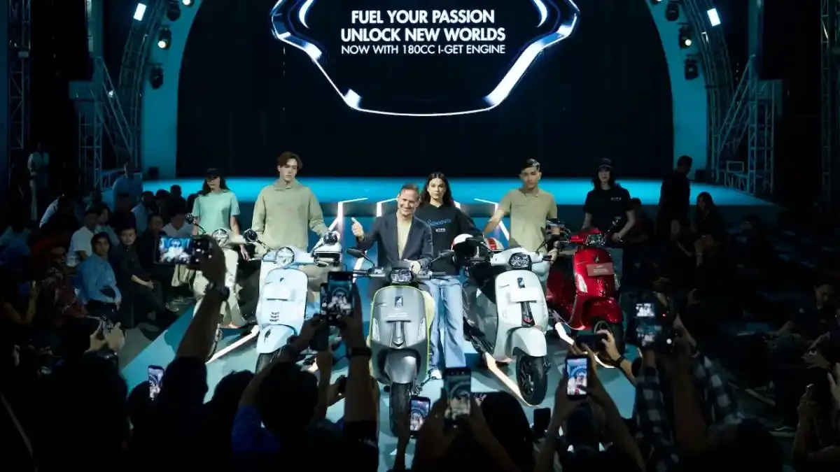 Vespa Primavera dan Sprint 180 cc Hadir dengan Warna dan Fitur Modern