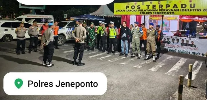 Pospam Jeneponto Siaga Layani Pemudik Selama Lebaran