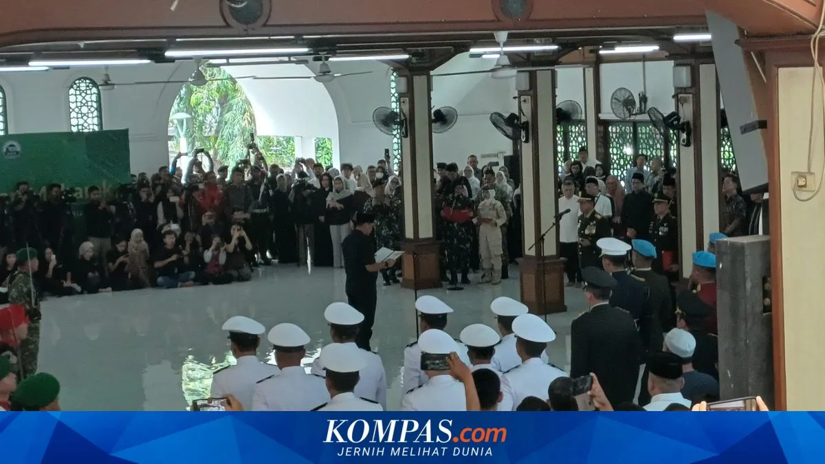 Keluarga Serahkan Jenazah Try Sutrisno kepada Negara