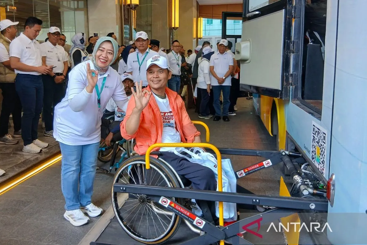 BSI Fasilitasi Mudik Gratis untuk 385 Difabel Menuju Jawa dan Sumatera