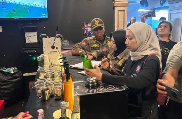 Razia Tempat Hiburan Malam di Balikpapan Terkait Pelanggaran Jam Operasional Ramadan