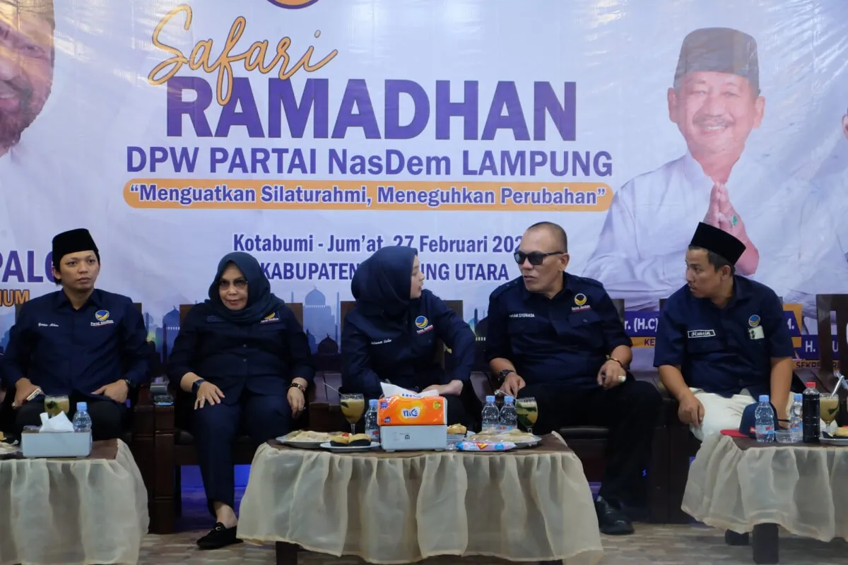 Konsolidasi Partai NasDem dalam Safari Ramadan di Lampung Utara