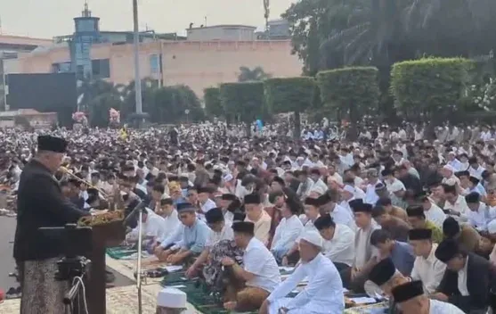 Ribuan Jemaah Salat Idulfitri di Semarang Diajak Tingkatkan Kepedulian Sosial dan Lingkungan