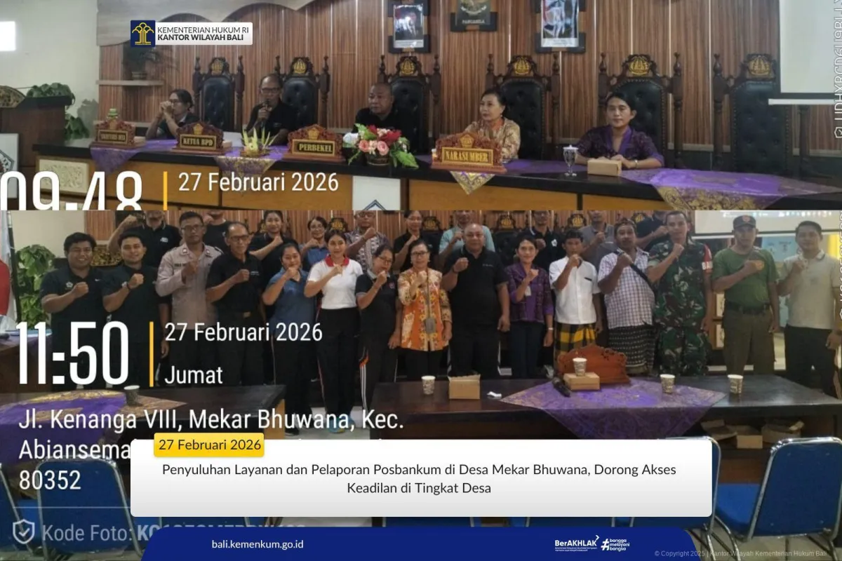 Penyuluhan Posbankum Perkuat Akses Keadilan di Desa Mekar Bhuwana