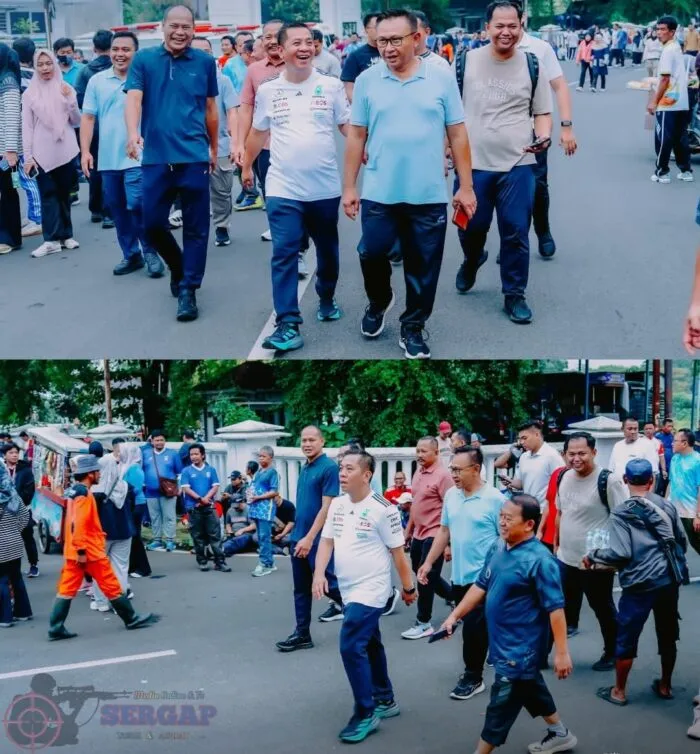 ASN Karawang Gelar Jumat Sehat: Senam dan Cek Kesehatan Rutin
