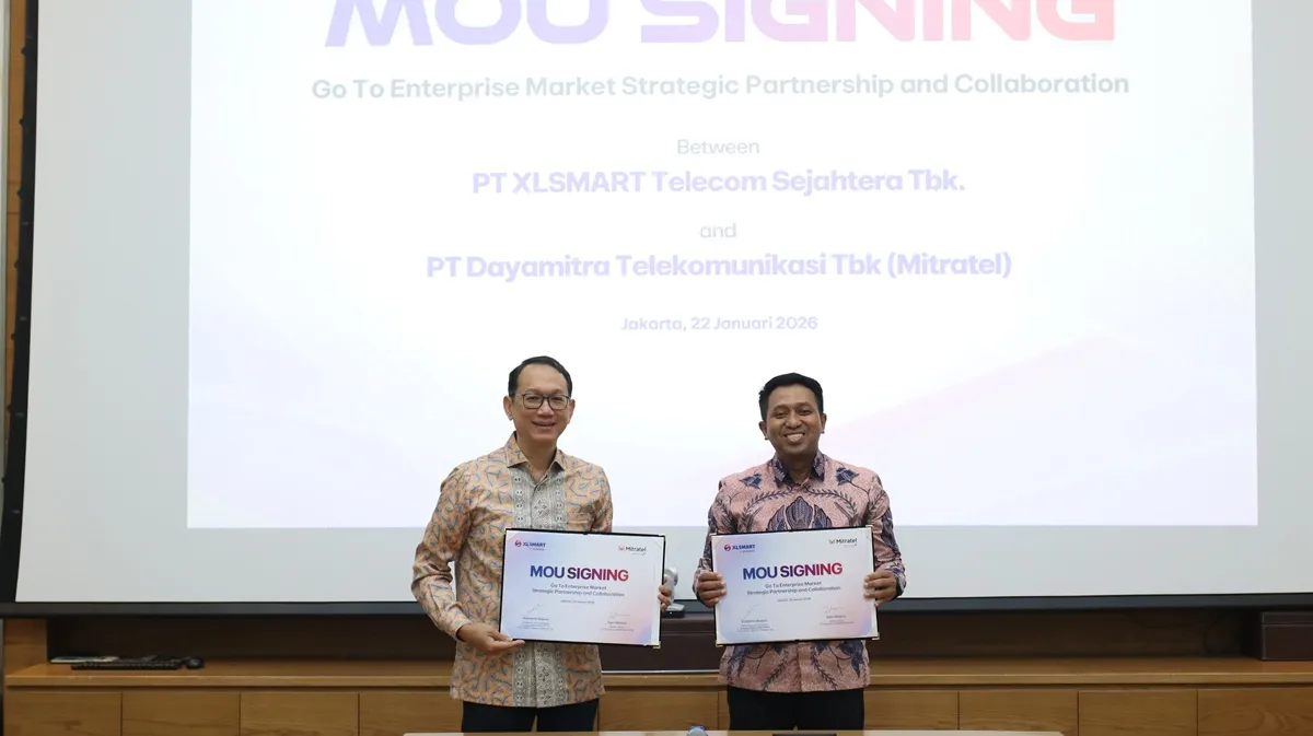 XLSmart dan Mitratel Kolaborasi Percepat Digitalisasi Korporasi Indonesia