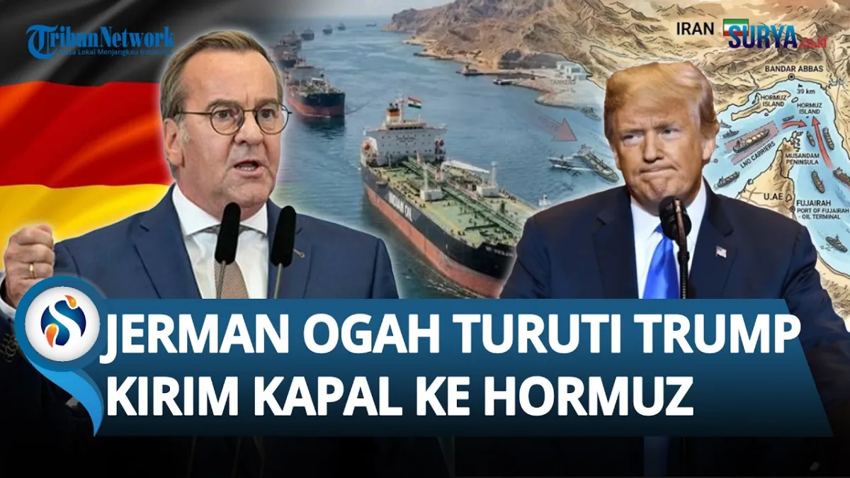 Jerman Tolak Permintaan Trump Kirim Kapal ke Selat Hormuz