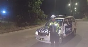 Polsek Rengat Barat Gencarkan Patroli Subuh Cegah Balap Liar