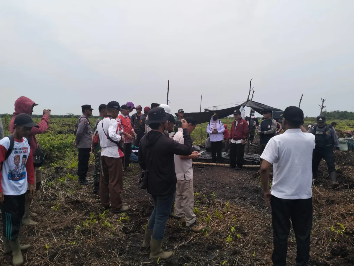 Tim Gabungan Cempaga Tinjau Sengketa Lahan Irigasi Danau Lentang