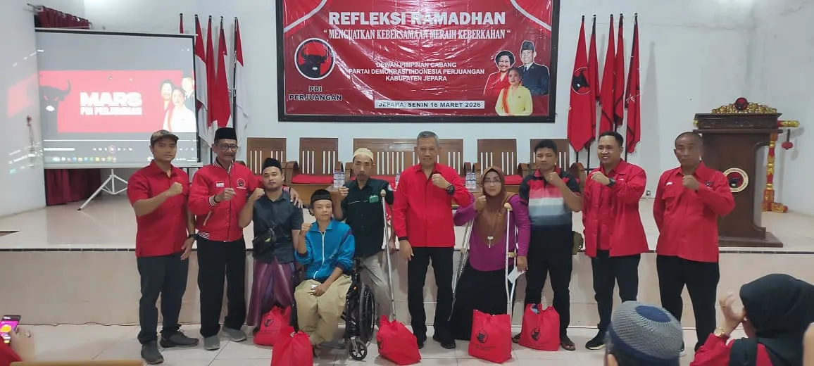 PDI-P Jepara Komitmen Memberdayakan Difabel Lewat Kebersamaan Ramadhan