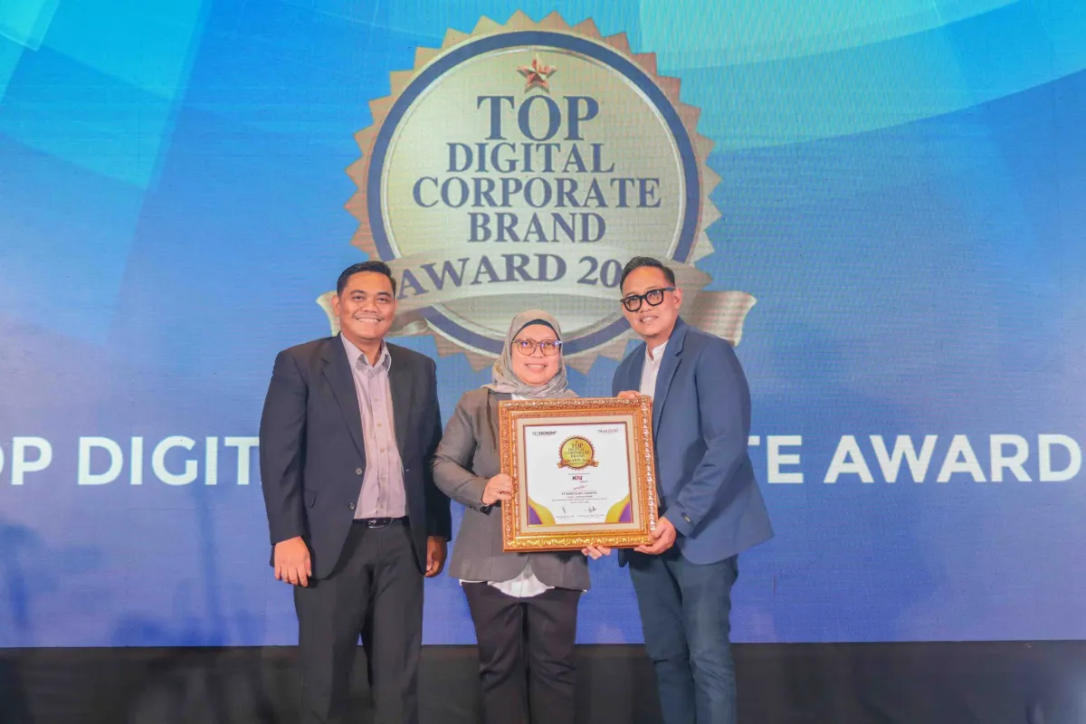 KAI Logistik Dapatkan TOP Digital Corporate Brand Award 2026
