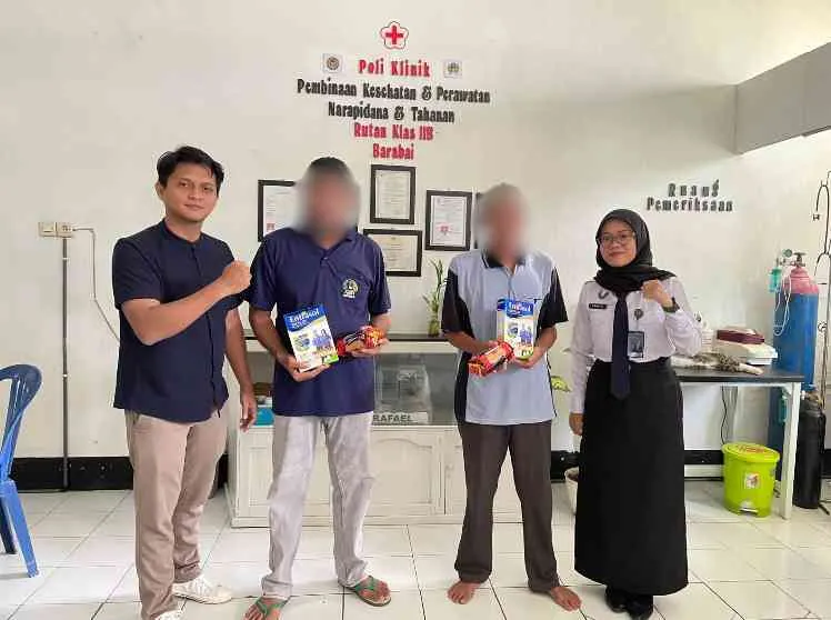 Rutan Barabai Berikan Paket Nutrisi untuk Lansia sebagai Bentuk Perhatian Kesehatan