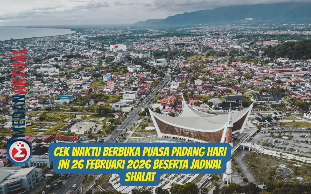 Jadwal Berbuka Puasa dan Shalat di Padang 26 Februari 2026