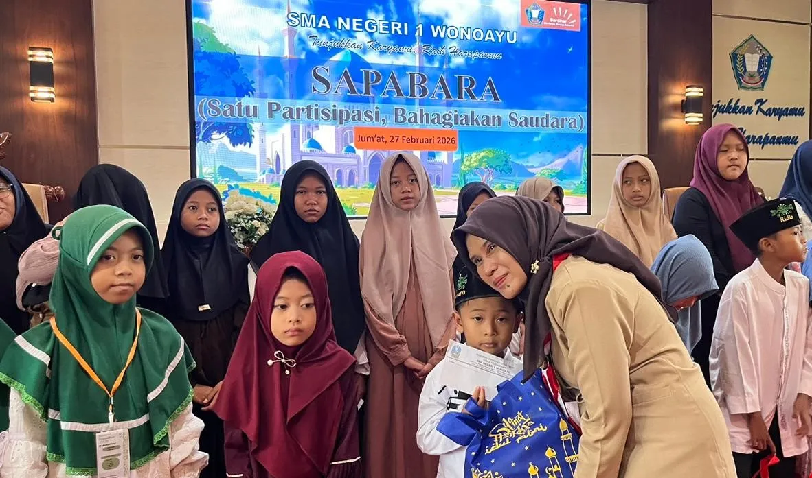 SMA Negeri 1 Wonoayu Luncurkan Program 'Sapa Bara' Tingkatkan Kepedulian Sosial