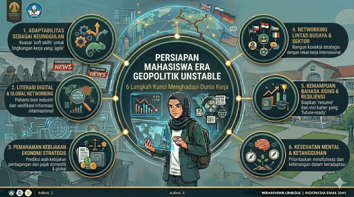 Strategi Mahasiswa Tingkatkan Produktivitas di Tengah Ketidakpastian Geopolitik