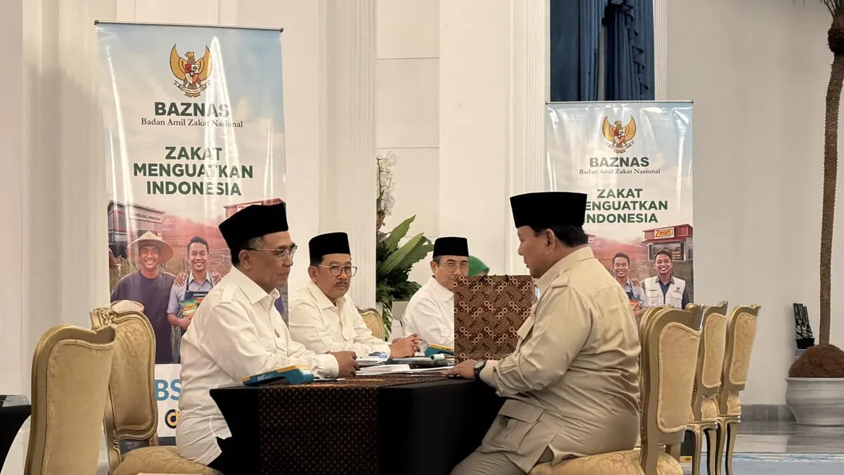 Prabowo dan Gibran Hadiri Pembayaran Zakat Bersama Pejabat di Istana Negara