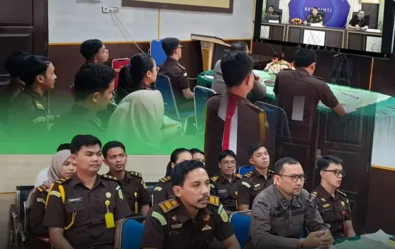 Kejaksaan Negeri Kepulauan Talaud Tingkatkan Kapasitas Data Melalui Video Conference