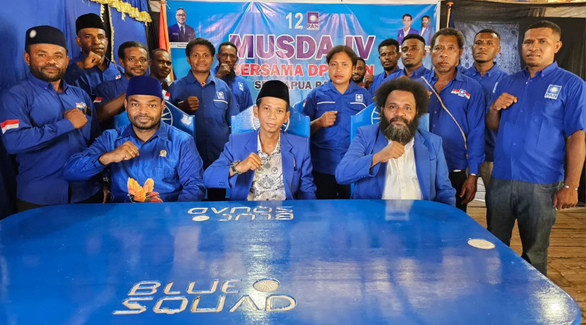 Yulius Malton Paramma Terpilih Kembali Pimpin PAN Teluk Bintuni 2025-2029