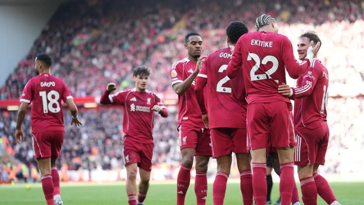 Liverpool Menang Dramatis 5-2 atas West Ham di Anfield