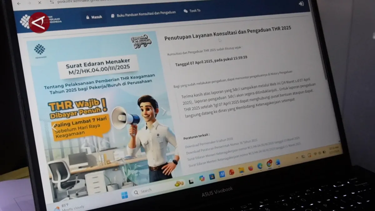 Disnaker Babel Luncurkan Posko Pengaduan THR untuk Masyarakat