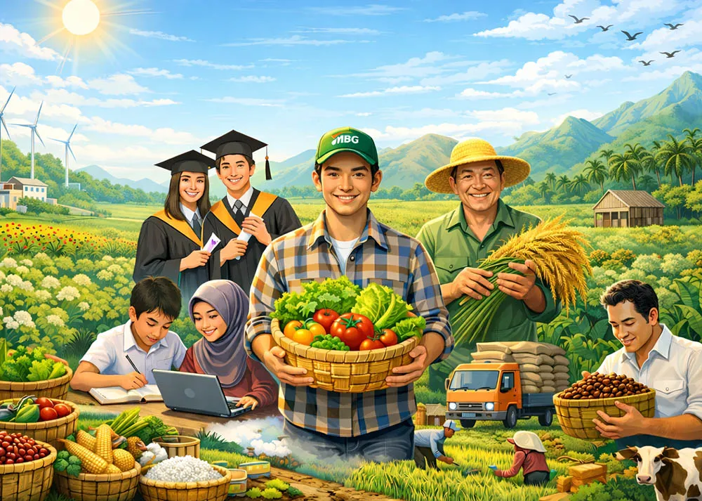 Program Makan Bergizi Gratis Dorong Kesehatan Anak dan Ekonomi Petani
