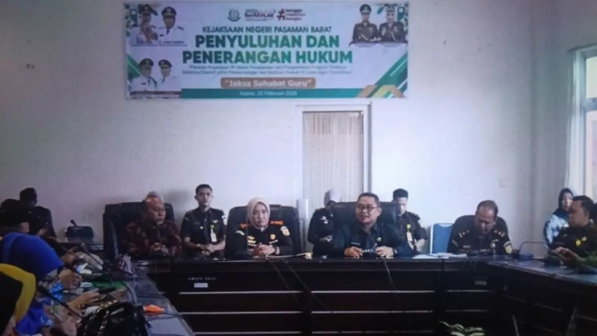 Kejari Pasaman Barat Luncurkan Konsultasi Hukum untuk Kepala Sekolah