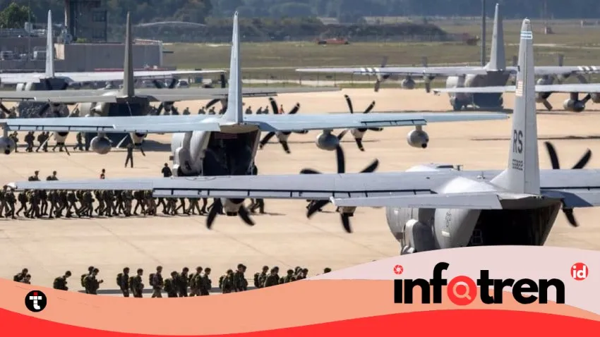 Serangan Rudal Iran Guncang Pangkalan Al Udeid AS di Qatar