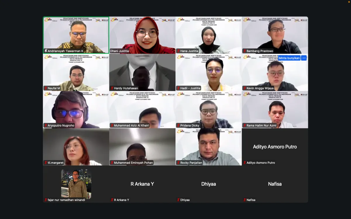Pelatihan Pejabat Pelindungan Data Pribadi Tingkatkan Kompetensi di Era Digital