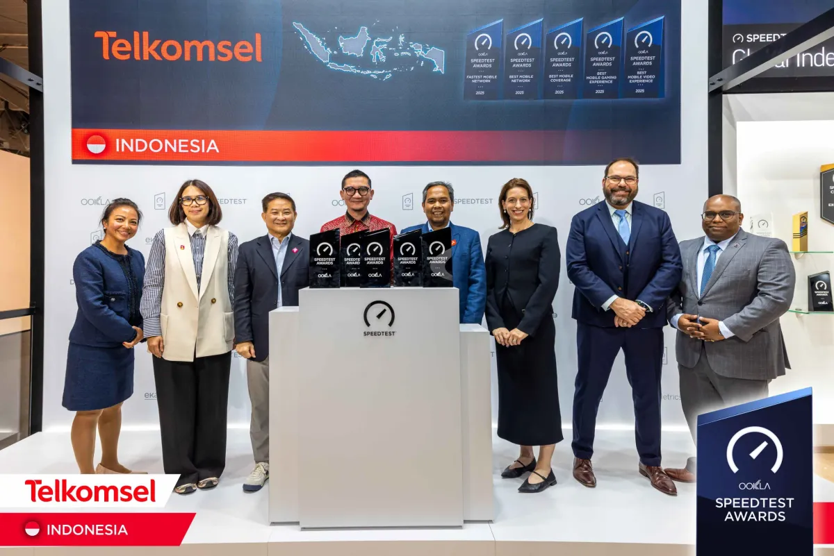Telkomsel Raih Lima Penghargaan Internasional di Speedtest Awards 2026
