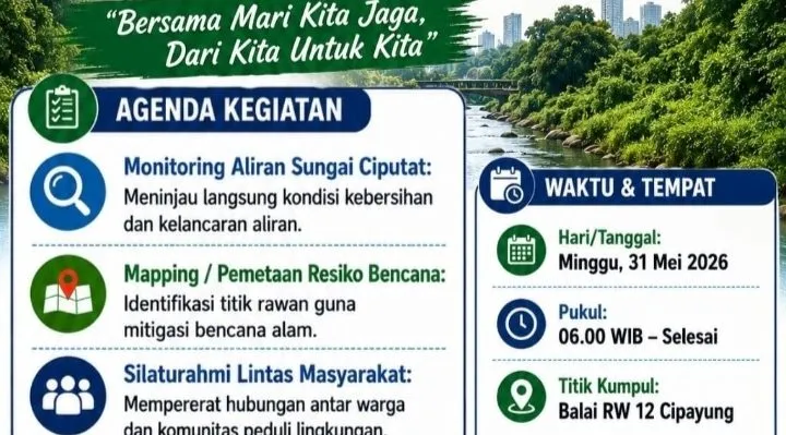 Forum Peduli Sungai Ciputat Didirikan, Warga Ungkap Dugaan Penyebab Banjir