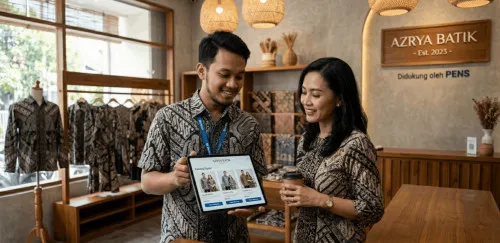 Azrya Batik Raih Minat Kaum Muda Lewat Promosi Digital
