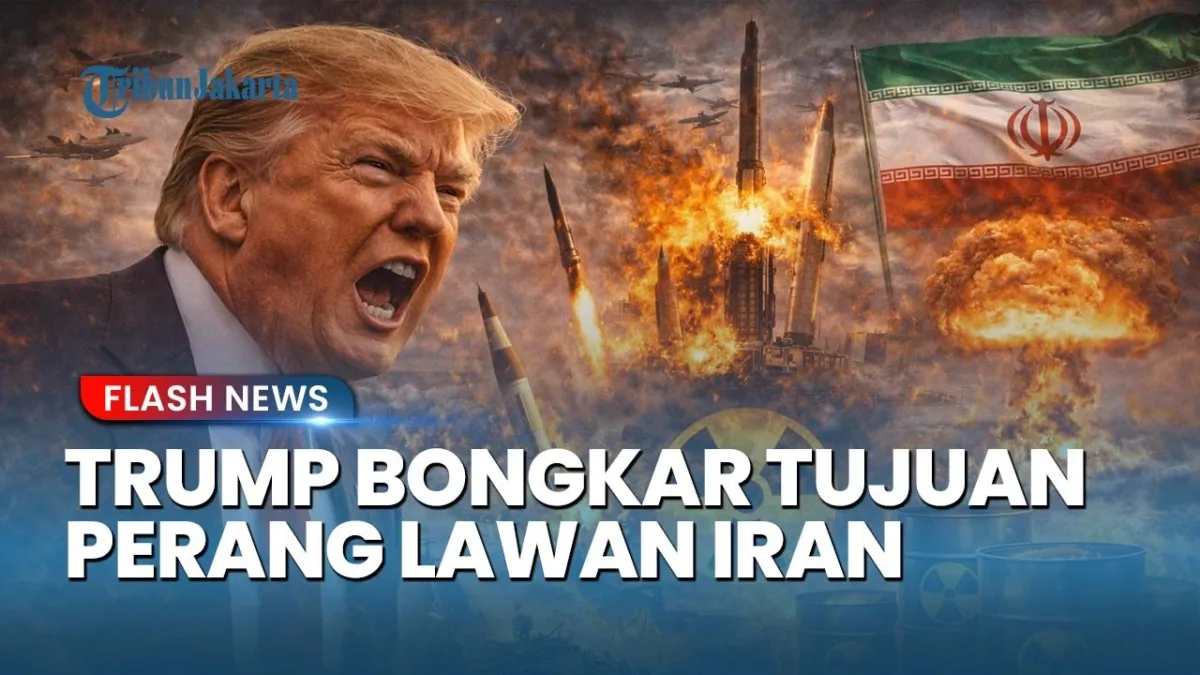 Trump Paparkan Empat Misi Utama AS dalam Perang Melawan Iran