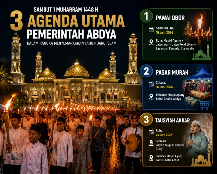 Pemkab Abdya Gelar Tiga Agenda Meriahkan Tahun Baru Islam 1 Muharram 1448 H