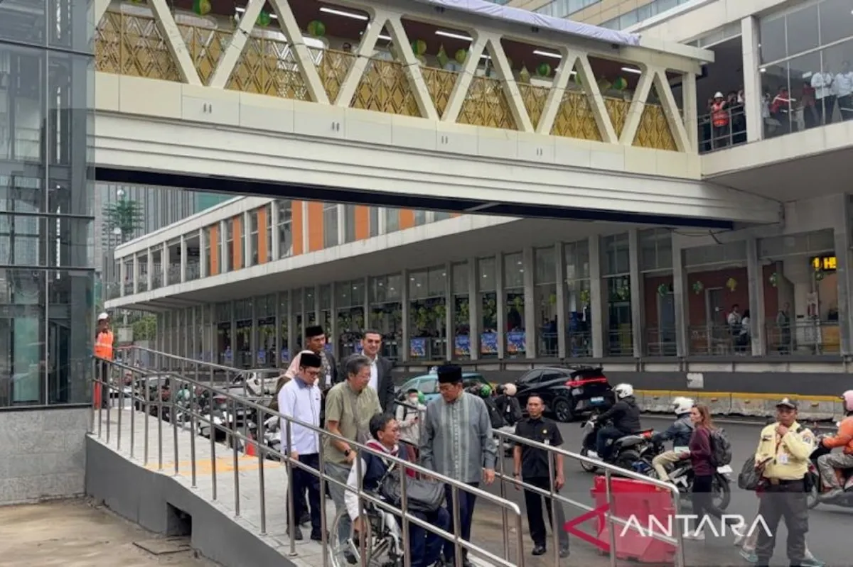Revitalisasi JPO Sarinah Resmi Diluncurkan, Kini Lebih Ramah Disabilitas
