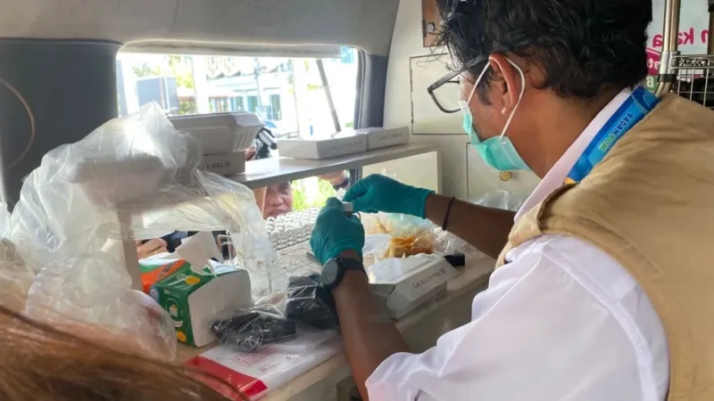 Disdagperin Kalteng dan BBPOM Lakukan Sidak Keamanan Pangan di Pasar Ramadan