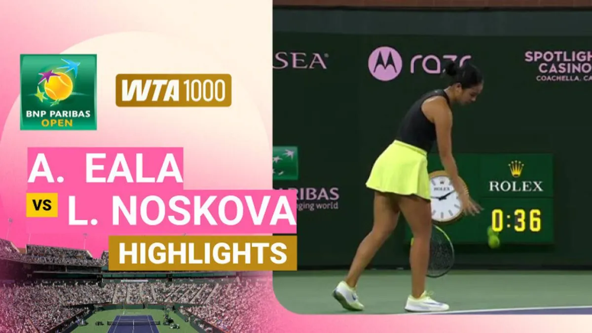Alexandra Eala Hadapi Linda Noskova di WTA 1000 BNP Paribas Open 2026