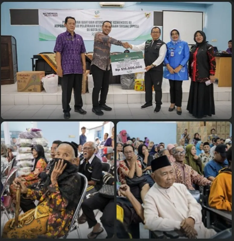 Dinsos Kota Kediri Terima Bantuan ATENSi dari Kementerian Sosial untuk Masyarakat Rentan