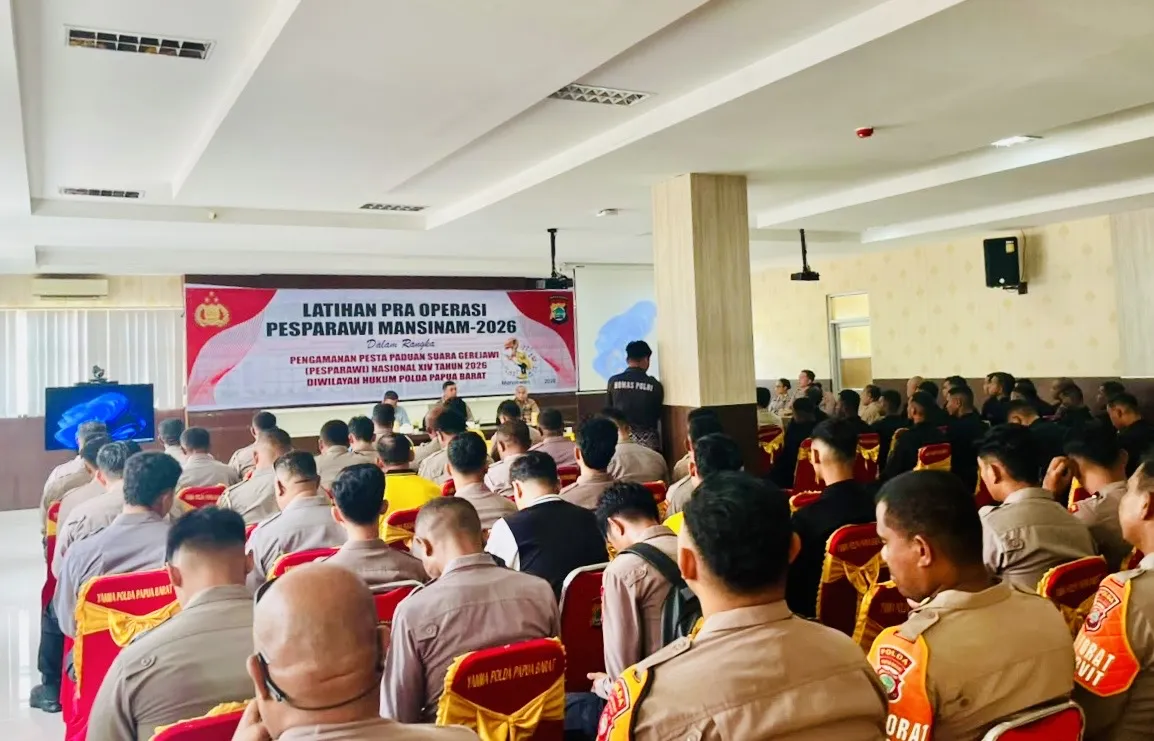 Polda Papua Barat Siapkan 811 Personel untuk Pengamanan Pesparawi Nasional XIV